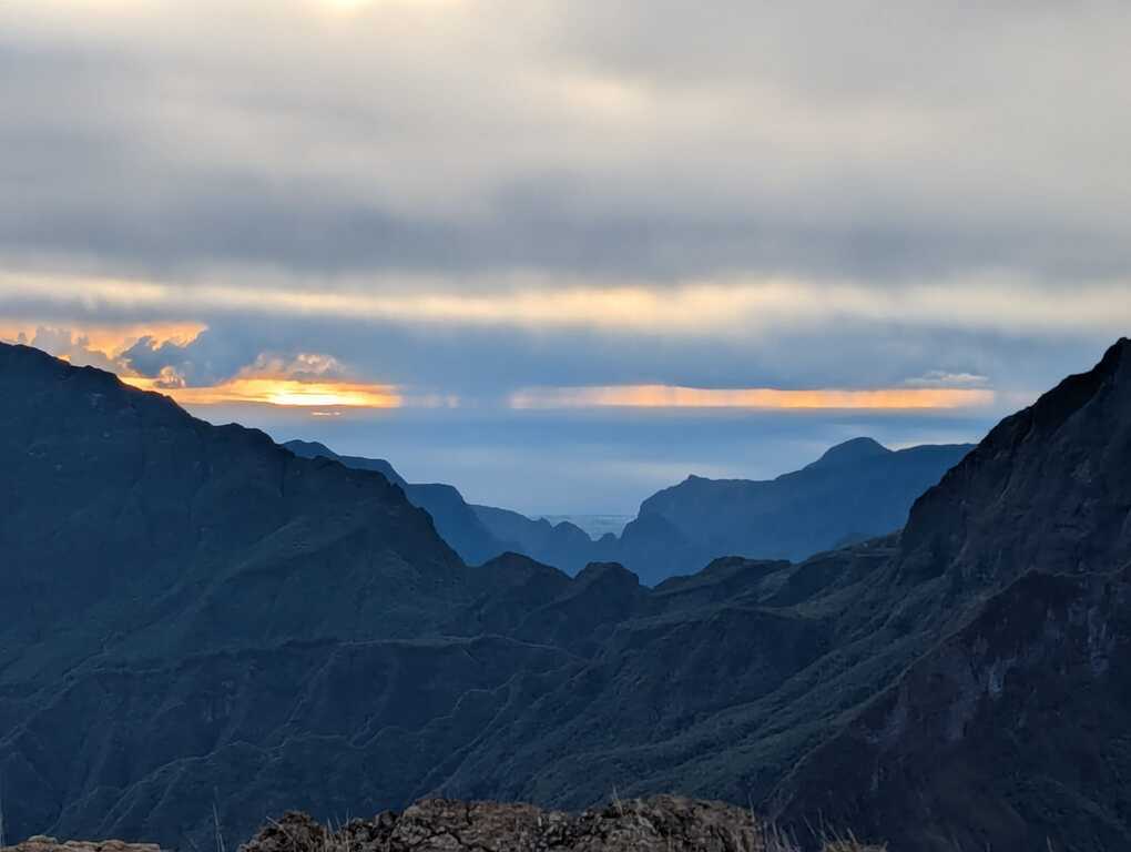 Point de vue du Maido et départ d'un trail version costaude !